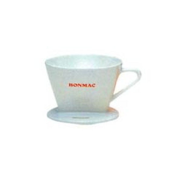 画像1: BONMAC コーヒードリッパー 2〜4杯用(白) (1)